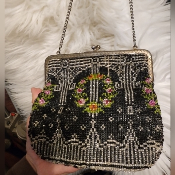 Vintage very beaded Deco‎ evening bag - Picture 1 of 14